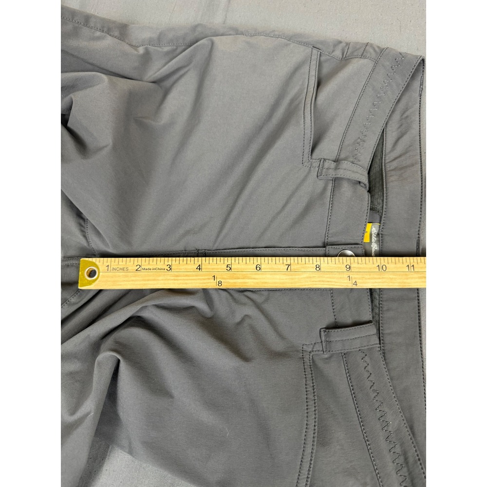 Eddie Bauer Travex Gray Hiking Shorts Womens 8 Nylon Performance Bermuda Outdoor - Picture 5 of 16